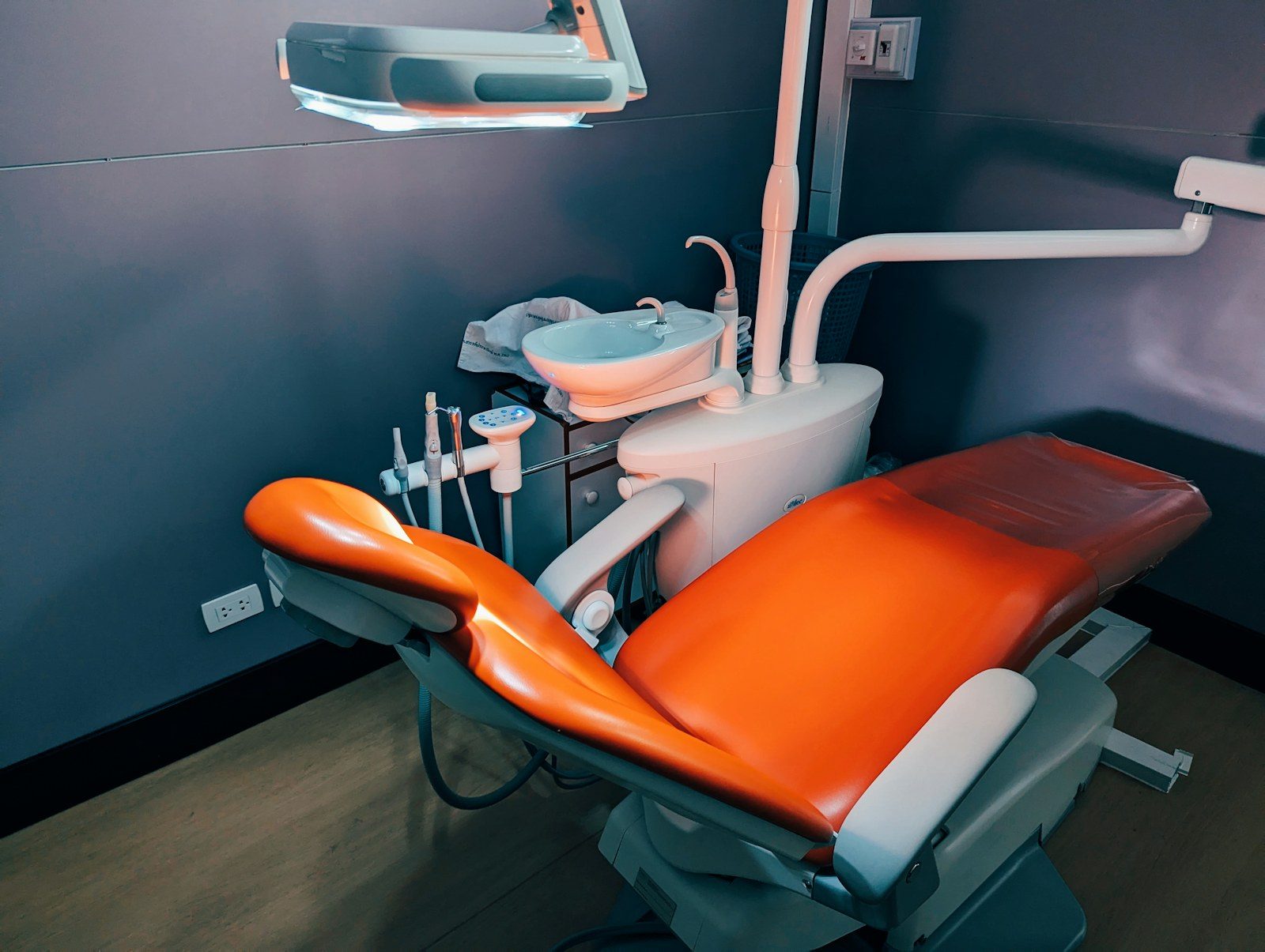 Bright dental treatment room prepared for a visit